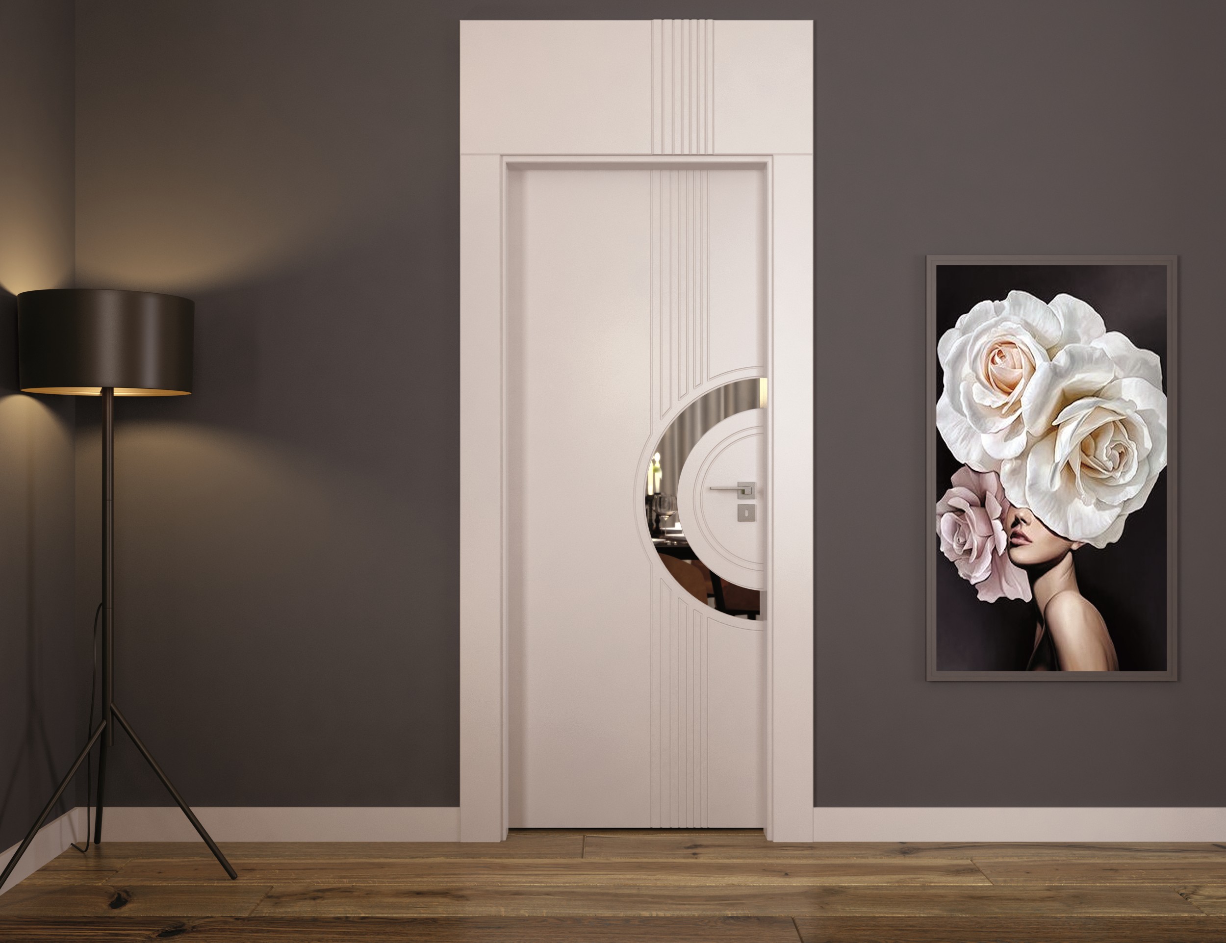 BY-6003 Porte intérieure Laqué